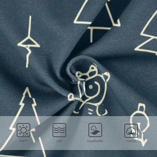 Cartoon Toddler Underwear Floral 2t Cotton Girl Panties Cute Outline Xmas Navy Briefs Girls Undies3