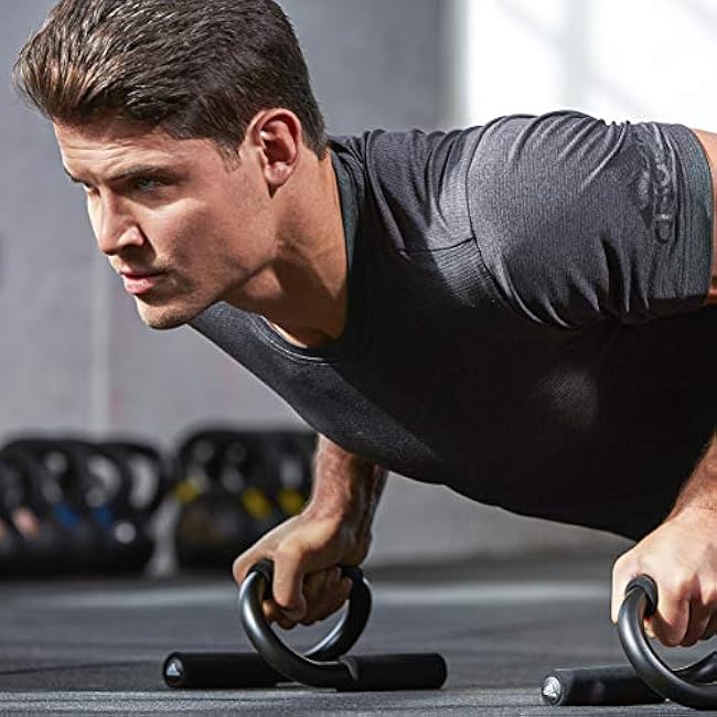 Adidas ADAC-12231 BLK Push Up Bar Strength Training