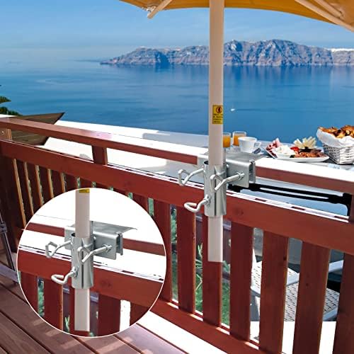 Sonnenschirm Balkon Halterung Einstellbar, Schirmständer