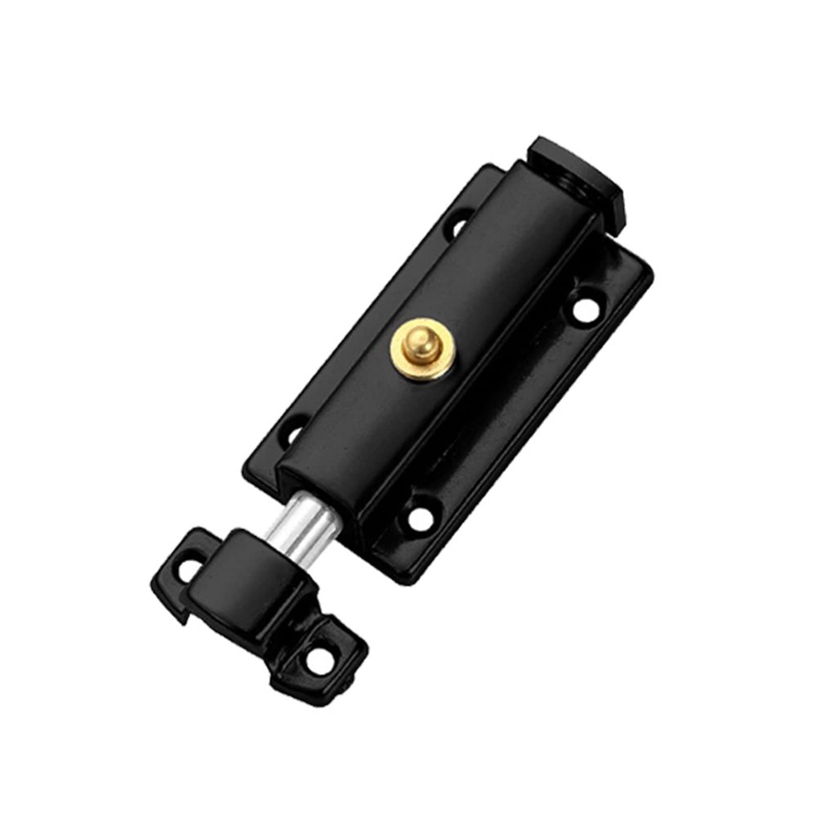 Nvsfzgiyg Nero Stainless Steel Automatic Latch Cabinet Hinges Spring Latches Security Bolt