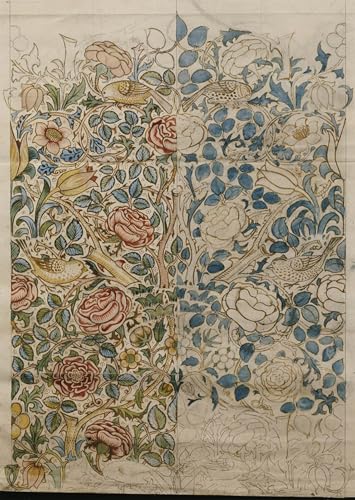 Conception de roses William Morris tableau sur toile pour habiller un mur vide 60x90