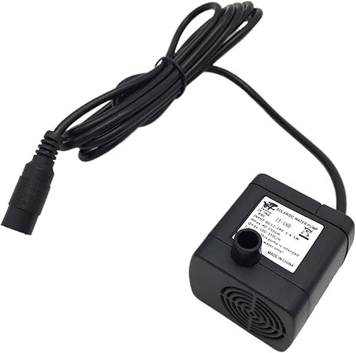 Miniatura 6 de JT-180 Bomba de agua solar 12V 24V Micro Mini Bomba sumergible sin escobillas para acuario Max 350LH Flujo (24V)