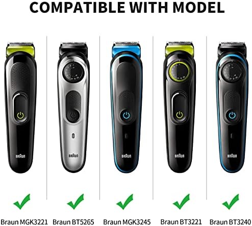 Yinke Case for Braun Series 3/5/7 All in one Trimmer MGF3335 MGK3221 MGK3245 BT3221 BT5260 BT3240 BT5265 BT7240 Beard Trimmer and Hair Clipper, Travel Hard Case Carrying Protective Storage Bag (Blue)