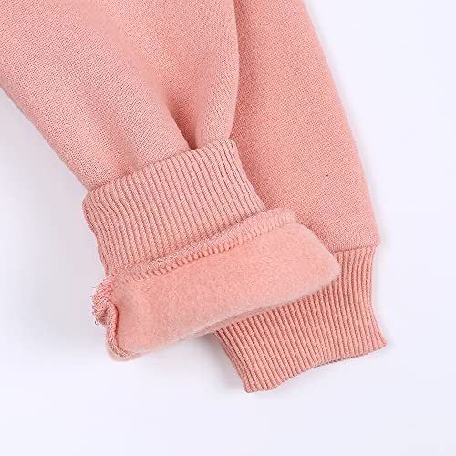 Image of MYGBCPJS Youth 2PCS Jogger Outfits Set Fleece Hooded + Sweatpants Boys Girls Athletic Sweatsuits Pullover Clothes
