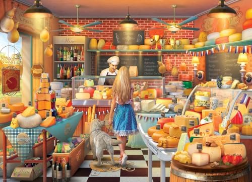 EuroGraphics - Cheese Store 1000 Pieces Jigsaw Puzzle for Adults, 1000 Pieces Puzzle image 4