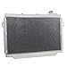 ALLOYWORKS 3 Row Aluminum Radiator for Toyota Land Cruiser 80 Series 1HZ 1HDT FZJ80 Turbo Diesel AT/MT 1990-1998