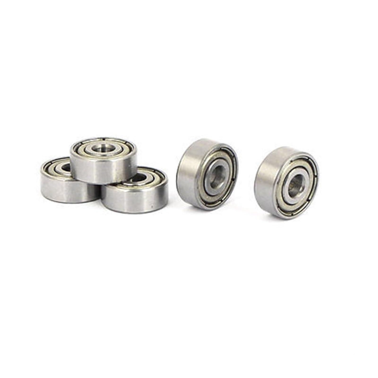 Bearing, 4mm x 13mm 5mm Single Row Double Shielded Seal Deep Groove Ball Bearings 10PCS 695-ZZ deep Wear Resistance