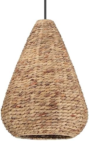 Hunter - Cambria 3-Light Matte Black, Medium Size Pendant Light, Dimmable, Casual Style, Teardrop Shaped, for Bedrooms, Kitchens, Dining, Living Rooms - 48071