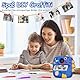 Kinderkamera Sofortbildkamera, 1080P HD 48MP Sofortbildkamera Kinder, Digitalkamera Kinder mit 32GB TF Karte, 3 Rollen Druckpapier & Dinosaurier Silikon Schutzhülle, Geschenk für Junge ab 3-12 Jahren