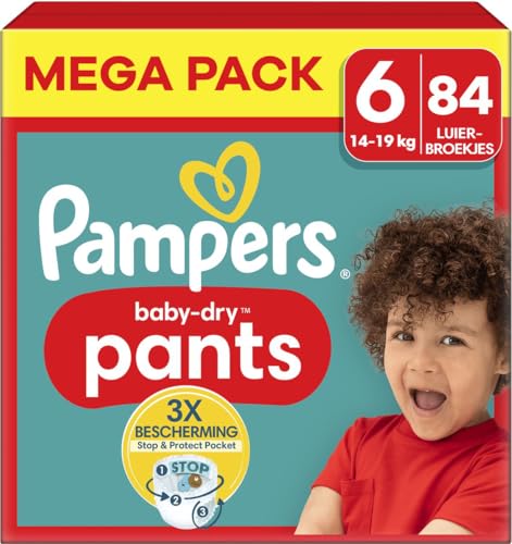Pampers - Baby Dry Pants - Talla 6 - Mega Pack - 84pcs - 14/19KG