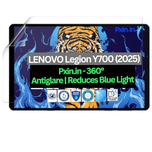 Image of Pxin Tablet Anti Bluelight and Anti Glare Screen Guard compatible with LENOVO Legion Y700 (2025) | BLUVLightblock Tech | Scratch Proof | Prevents bluelight | Eye Protection | No Dry Eyes