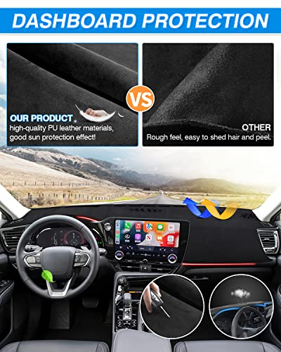 Cartist Dash Cover Custom Fit For Lexus Nx Nx 250/Nx 350/Nx 350H/Nx 450H+ 2022 2023 Accessories Dashboard Cover Mat Non-Slip Pad Carpet Anti-Glare(Has Hud) #TOP4