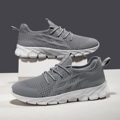 Image of Running Shoes for Men Gym Tennis Athletic Walking Shoes Non Slip Lightweight Breathable Sports Mesh Fashion Work Sneakers Casual Workout Trianer