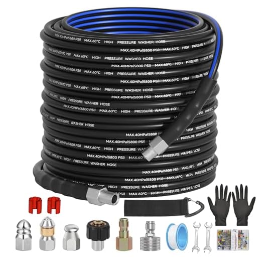 VIVIDWASH Sewer Jetter Kit for Clogs