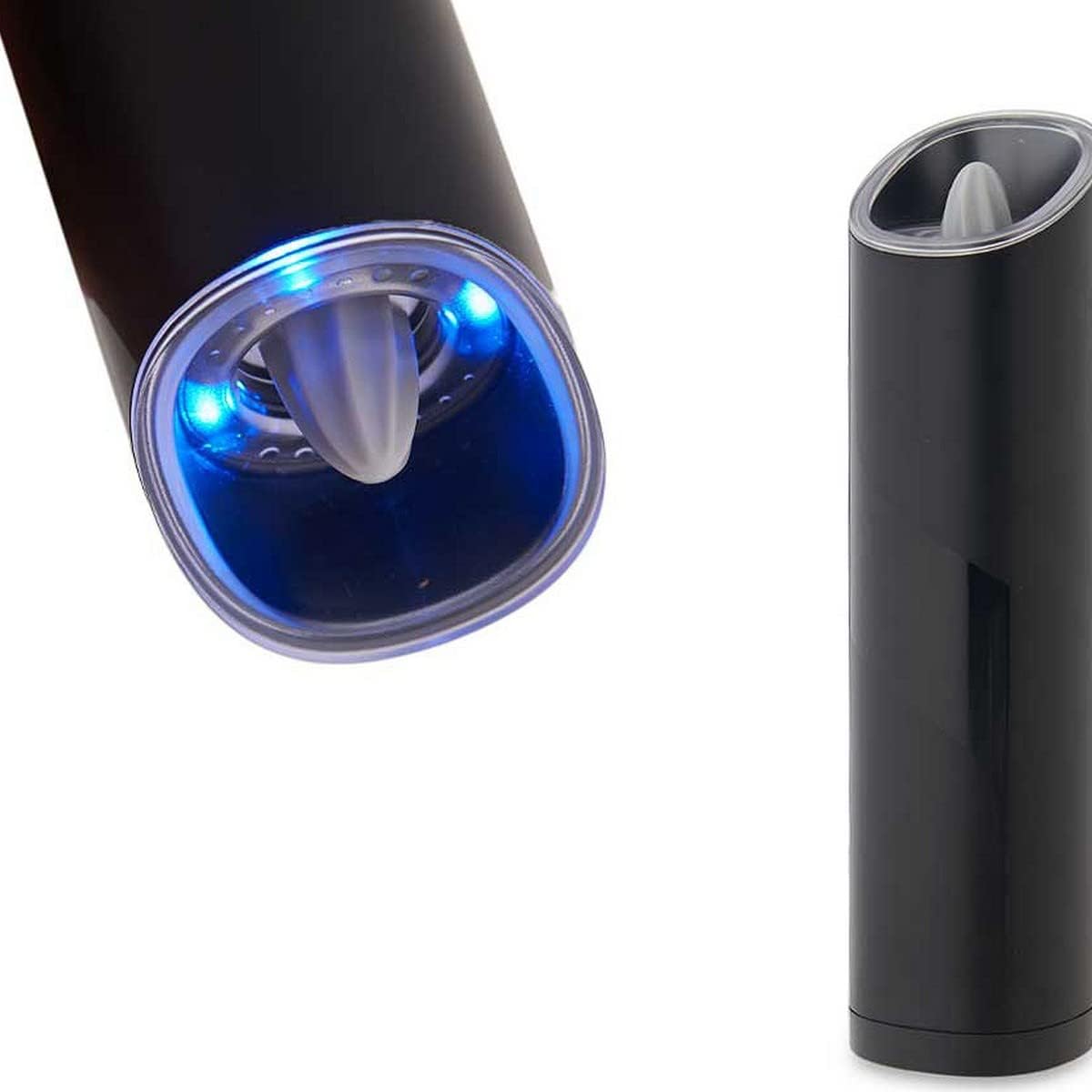 Electric Grinder 85ml LED Light Ceramic Black ABS AS (2" x 8" x 2")