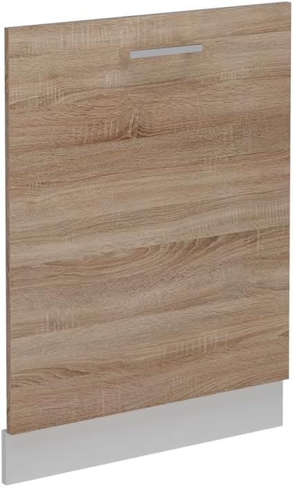 Vicco Panel Frontal del lavavajillas R-Line, Sonoma, 60 cm sin encimera, para combinación Libre Dentro de Sistemas de Cocina modulares
