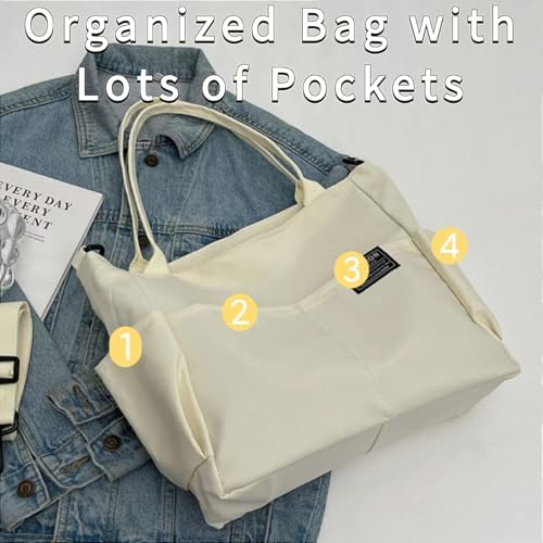 Large Tote Bag with Pendant Nurse Laptop Grocery Art Bag Utility Shoulder Teacher Daily Gym Travel Tote for Women3