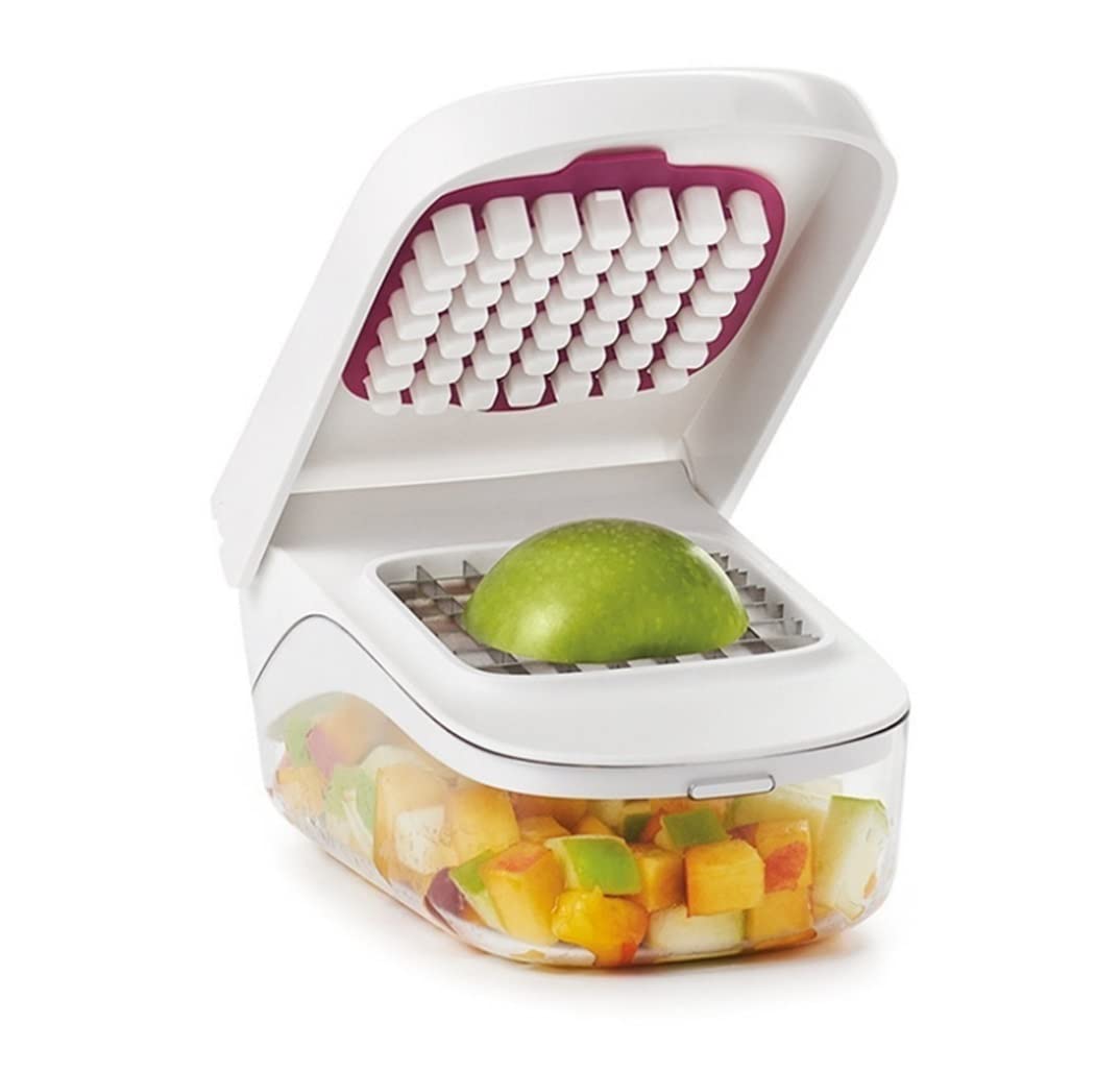Knoblauch Helfer Knoblauchpresse, Manueller Gemüse-Obst-Schneider, Presser, Zwiebel-Gemüseschneider Küchen Kochen