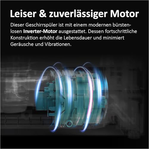 Haier Geschirrspüler teilintegriert 60 cm I Einbauspülmaschine Washlens Plus Series 2 I 14 Maßgedecke, 5 Programme, automatische Türöffnung, Besteckschublade, leise I XH 4C4F1S