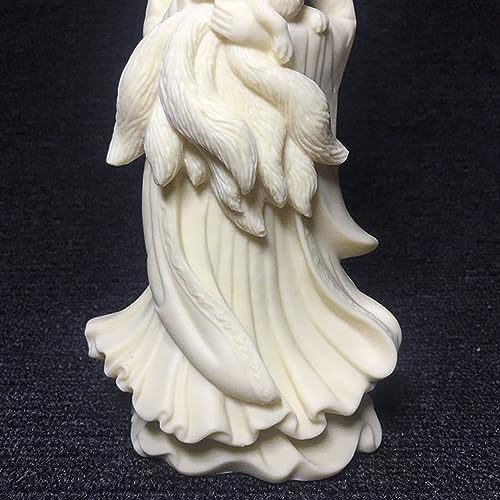 Estatua femenina de Buda para decoración de hogar y oficina miniatura 4
