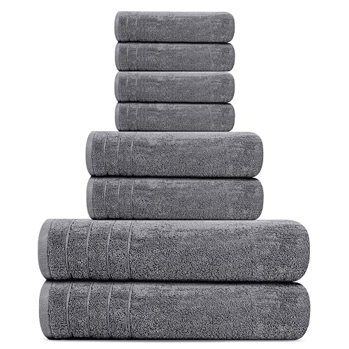 Tens Towels TT 8 Piece Towels Set, 2 Extra Large Bath Towels thumb #4