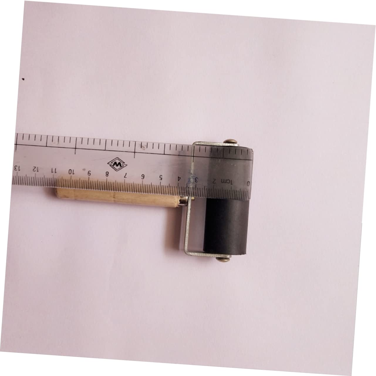 HOODANCOS 2pcs 6cm Black Lino Ink Rollers for Stamping Tool Craft Projects Printmaking