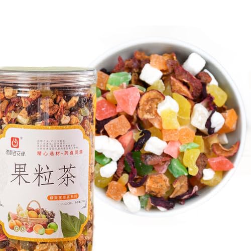350g Té De Frutas Natural Té De Flores Orgánico Tea De Piña Y Melón Tee Vegetariano Alivia El Calor Del Verano Tea Frío Refrescante Sabor a Frutas Tee Perfumado
