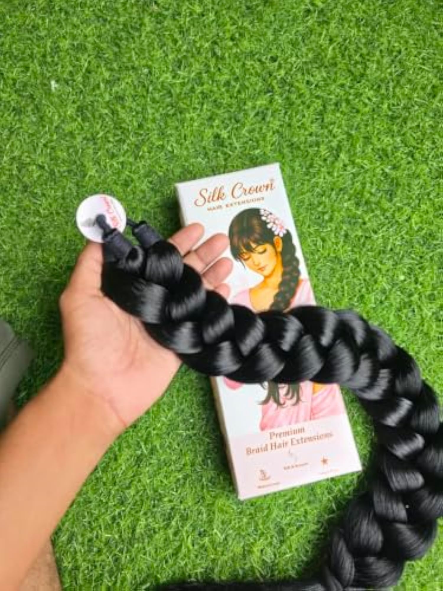 Silk Crown Premium Braid Hair Extensions, 28 Inch