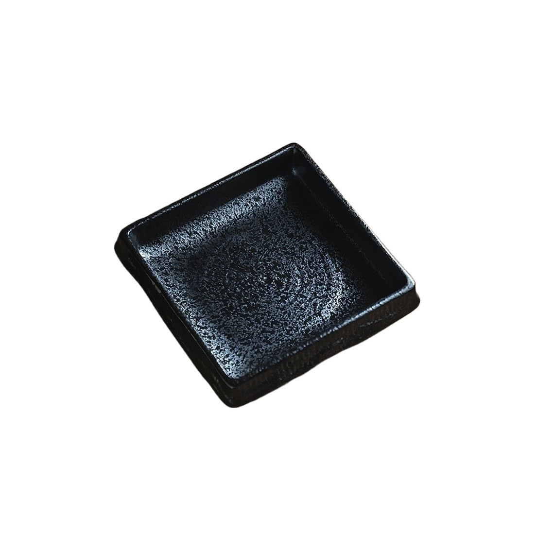 GFHTRELY Dinner Tray Square Snack Plate Barbecue Ceramic Dessert Plate Dinner Plate(B)