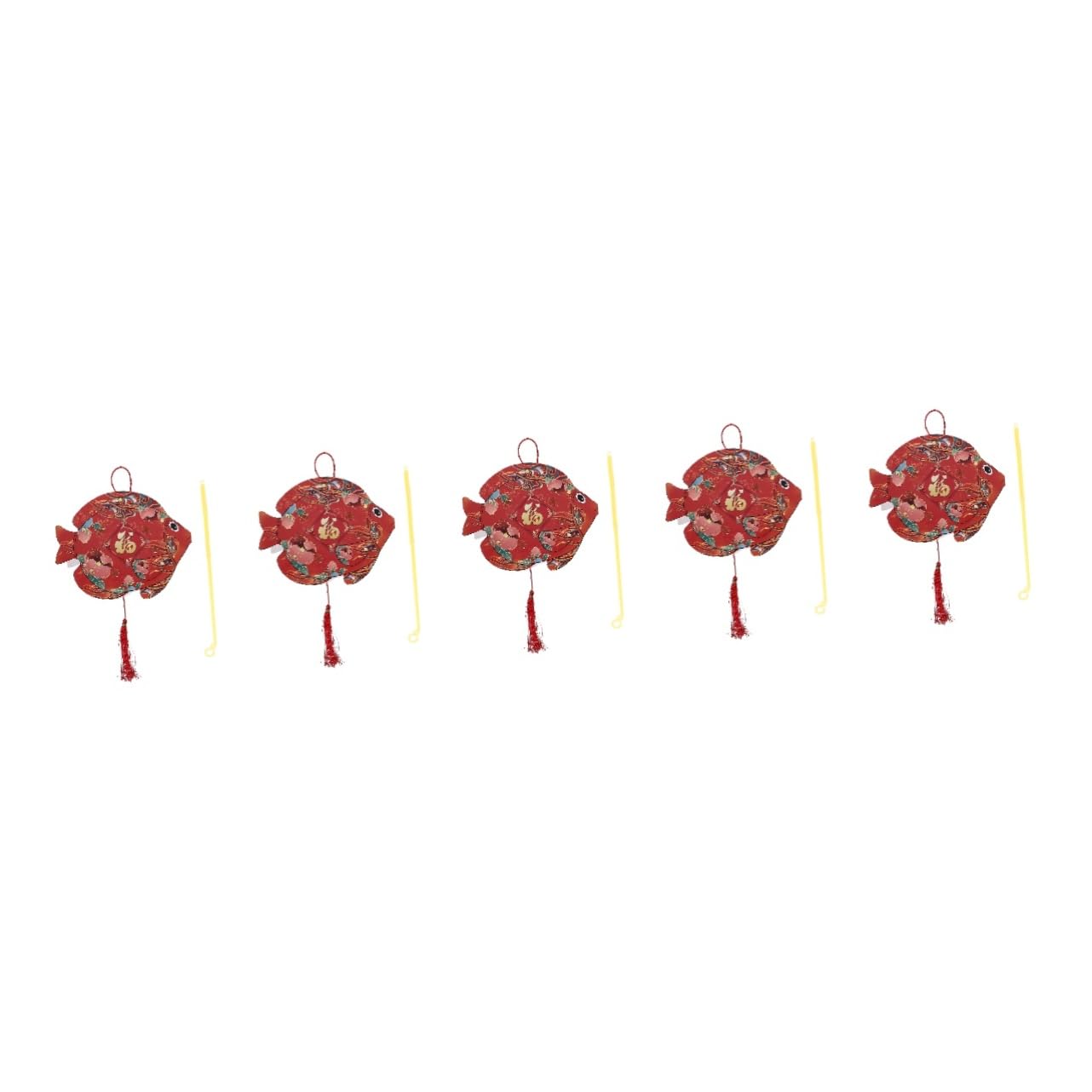 YARNOW 5 Set DIY Kit Materiale per Decorazione Lanternine per Capodanno e Personalizza Festivo con Materiali Facile da Assemblare per Feste e Attività Creative
