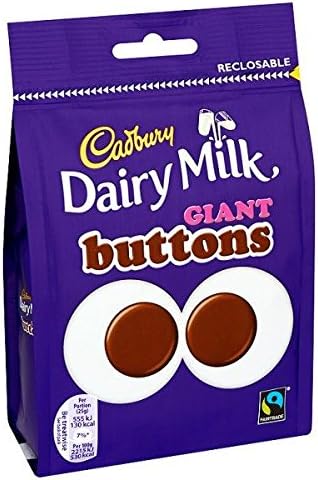 Cadbury Dairy Milk Giant Buttons Chocolate 119g Bag