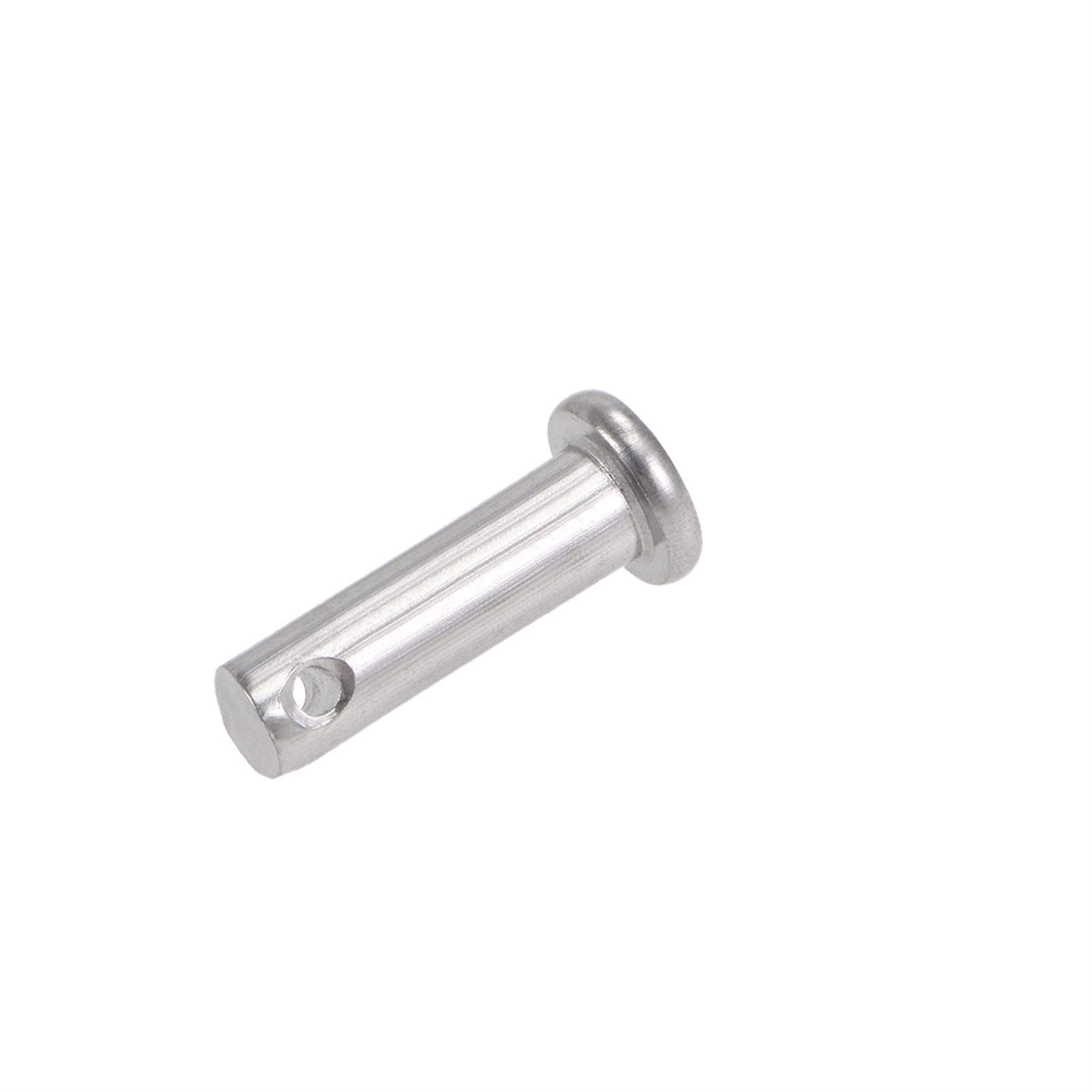 PATIKIL Clevis Pins 10 Stück - 6x60mm Edelstahl Flachkopf Bolzen Für Scharniere