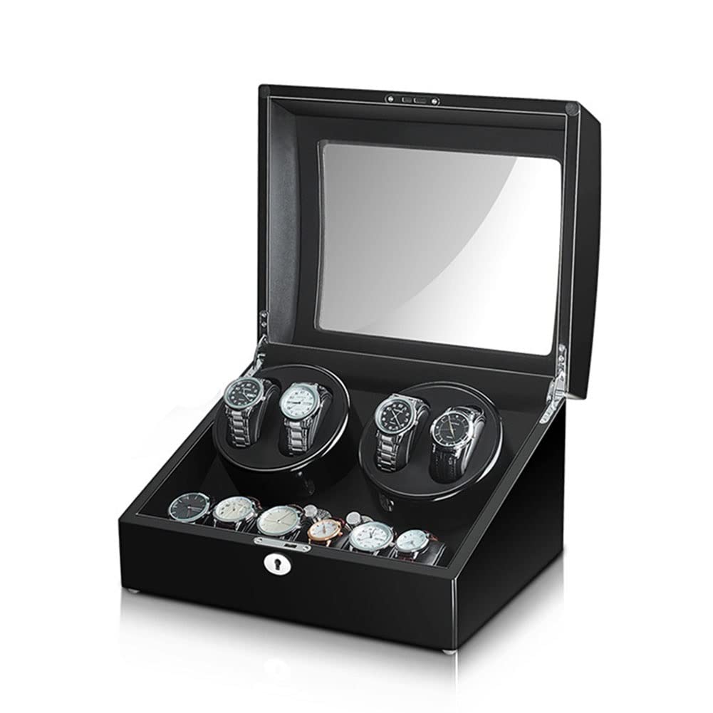 Caja automática para relojes que evita el parón del mecanismo con almacenamiento extra