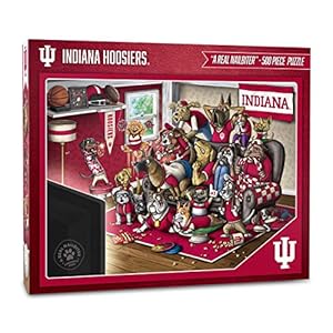 YouTheFan NCAA Indiana Hoosiers Purebred Fans 500pc Puzzle – A Real Nailbiter