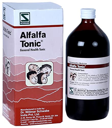 Dr Willmar Schwabe India Alfalfa General Health Tonic - Bottle Of 100 Ml Tonic #TOP3