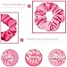 IVARYSS Satin Scrunchies for Girls, Soft Than Silk for Hair, Fashion Ties and Bands for Thin | Thick Hair Styling, 16 Pack (Multi-Pink)
