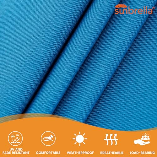 Image of Lazy Daze 12 FT Sunbrella Fabric Hammock, Non-Fading Double Outdoor Hammock