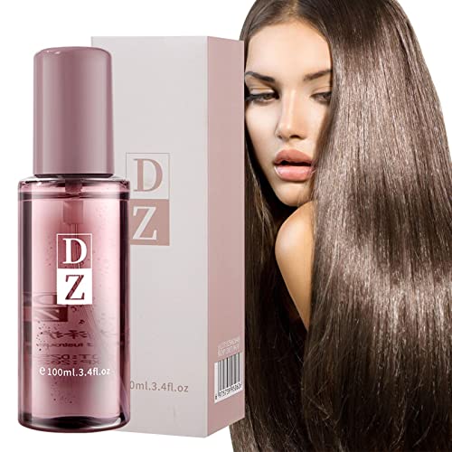 Cabello más para cabello encrespado | Frizz Control Aceite Capilar Rico en Vitaminas 120ml | Aceites capilares para crecimiento y reparación, sueros capilares para cabello dañado y Youding