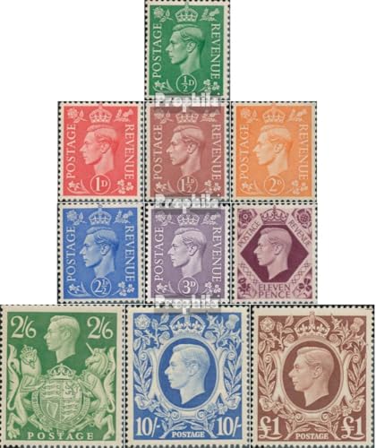Sellos para coleccionistas George VI Gran Bretaña 1941 MNH