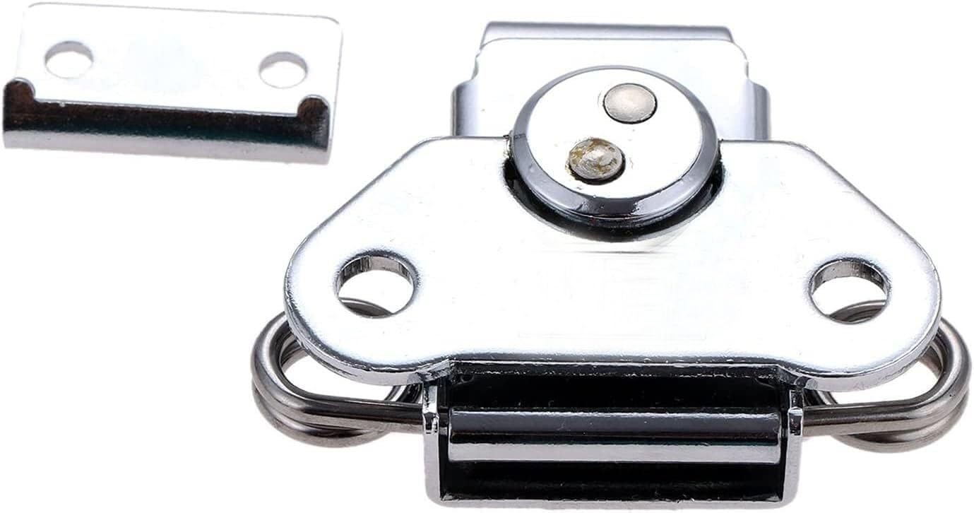Podwójna rolka złapać szafka zamka drzwi, Zapadka rolkowa podwójna ze stali nierdzewnej Blokada zatrzaskowa 60x72mm 2 szt