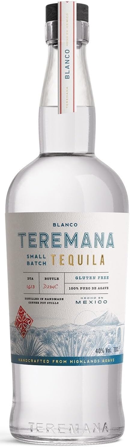 – Blanco Tequila | 70cl | 40% ABV | Small Batch | Spirits | Handcrafted from 100% Mature Blue Weber Agave