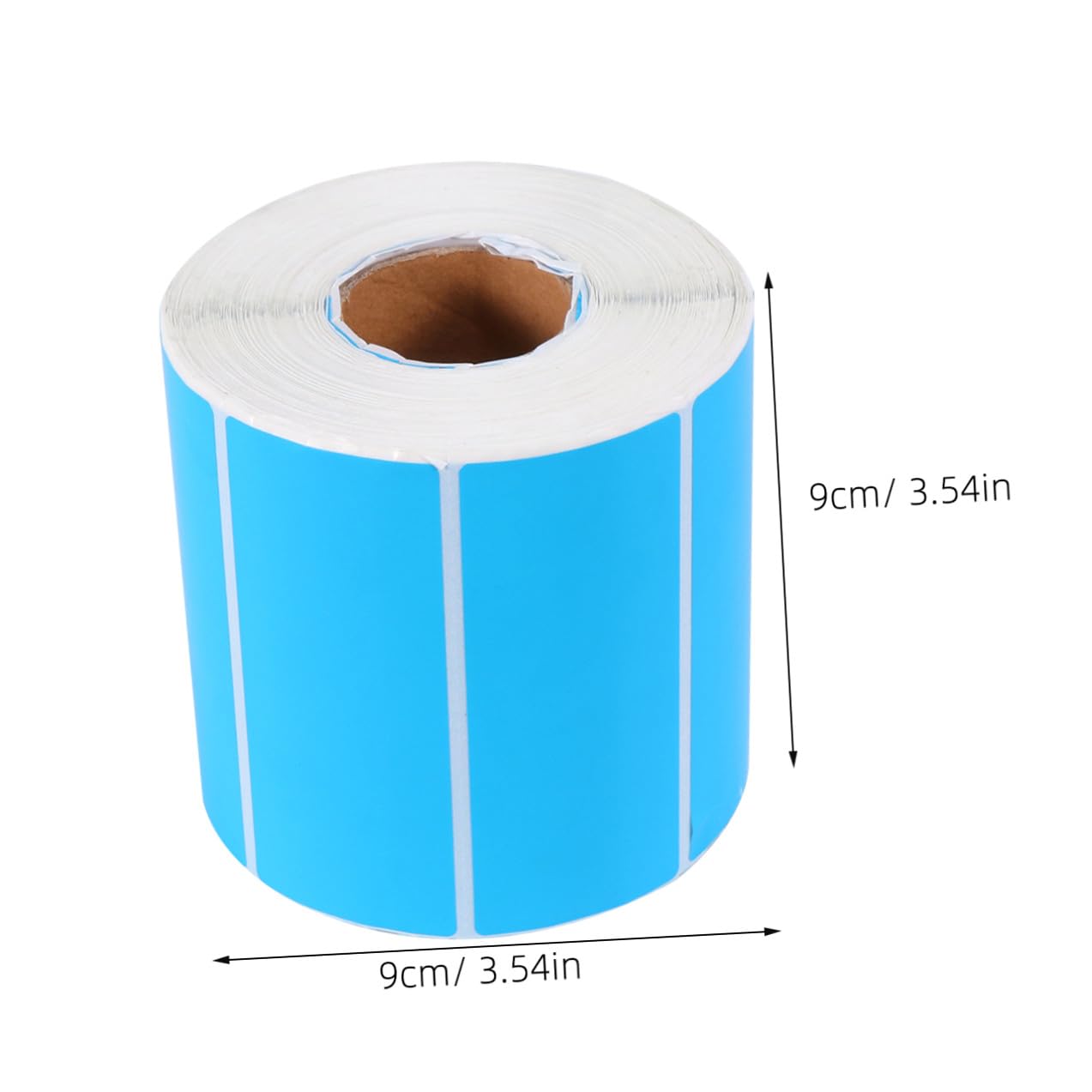 STOBOK 1000pezzi Etichette Circolari Adesive in Carta Bianca Semplici e Resistenti per Ufficio Negozio e Organizzazione Domestica