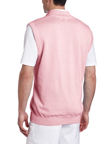Greg Norman Collection Men's Lined Pima 1/4 Zip Vest2