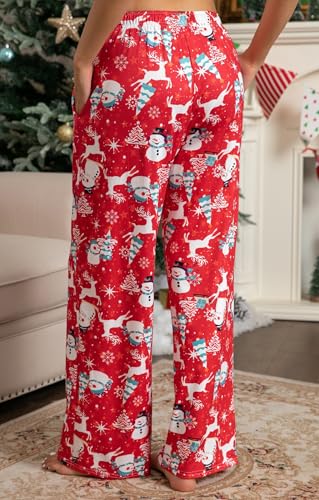 Image of X-Image Women Comfy Casual Pajama Pants with Pockets & Drawstring