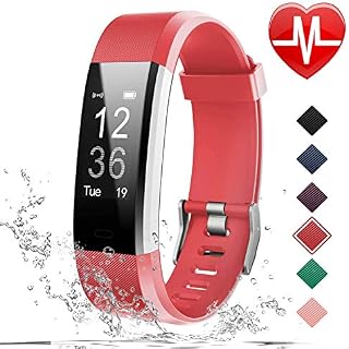 LETSCOM Fitness Tracker HR, Activity Tracker Watch with Heart Rate Monitor, Waterproof Smart