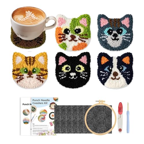 Kit poinçon à tapisserie multifonctionnel avec outils ergonomiques pour broderie maison