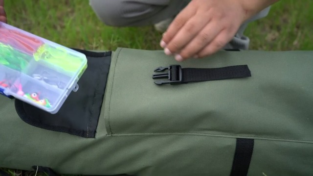 BBTISG Sac de Transport pour Canne à pêche, 1,75m Grande capacité Sac Canne a Peche Sac de Rangement équipement de pêche en mer pour Canne à pêche, leurre, appât