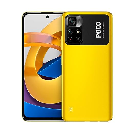 Xiaomi Poco M4 Pro 5G - Smartphone 64GB, 4GB RAM, Dual Sim, Yellow