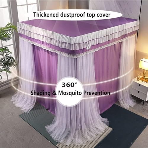 Mosquitera de lujo para eliminar insectos en camas con dosel de metal 3