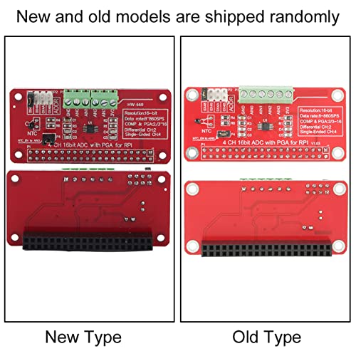 16-Bit ADS1115 ADC Analog,Analog to Digital Converters Signal Converters to Digital Converter Module ADC PGA Acquisition board I2C Interface for Raspberry Pi 3/2/B+ and Other Motherboards